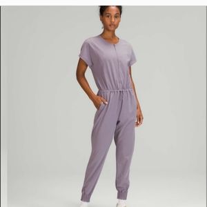 Lululemon stretch travel woven jumpsuit